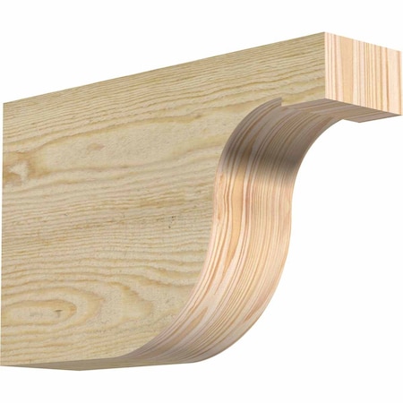 Ekena Millwork Del Monte Rough Sawn Rafter Tail, Douglas Fir, 4"W x 10"H x 16"L RFT04X10X16DEL00RDF